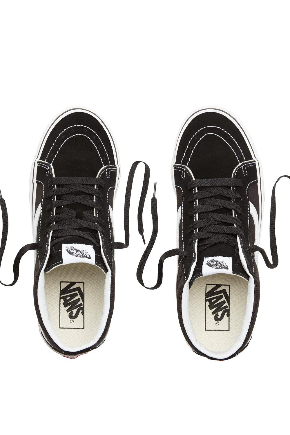 Vans-UA Sk8-Mid Reissue Black/True White-Sneakers-2-milagron.live