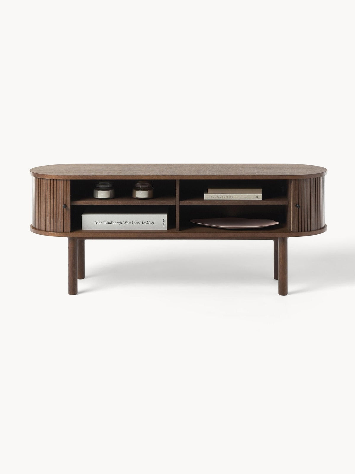 Calary Yivli Ön Yüzeyli Modern Ahşap Tv Ünitesi 138 Cm - 2