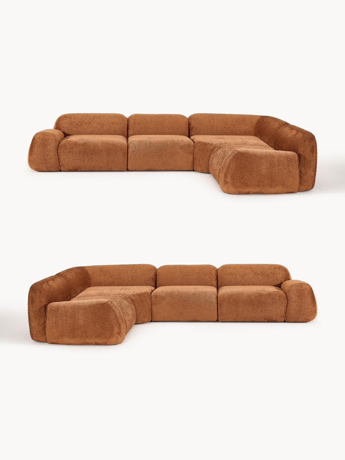 Wolke Modüler Köşe Koltuk Teddy Buklet