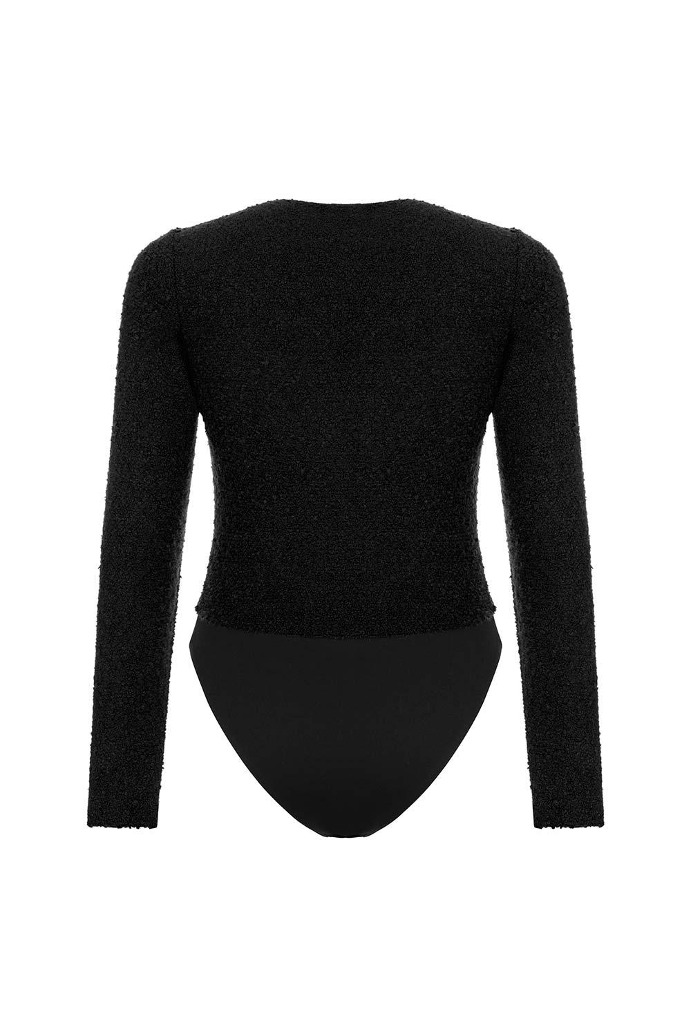 Veryself-Tuscan Bodysuit - Siyah-Top-3-milagron.live