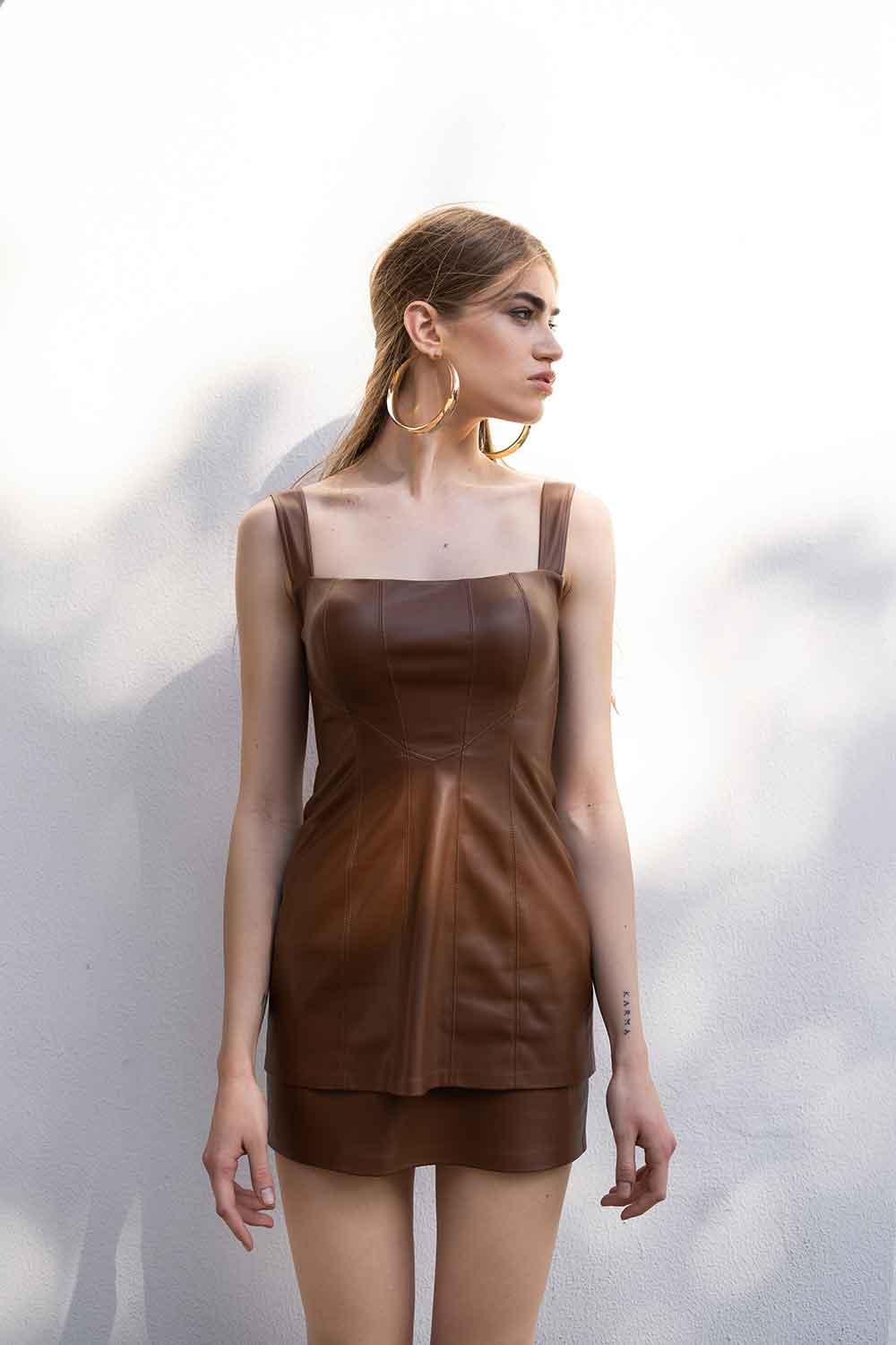 Veryself-Western Fitted Dress-Elbise-7-milagron.live