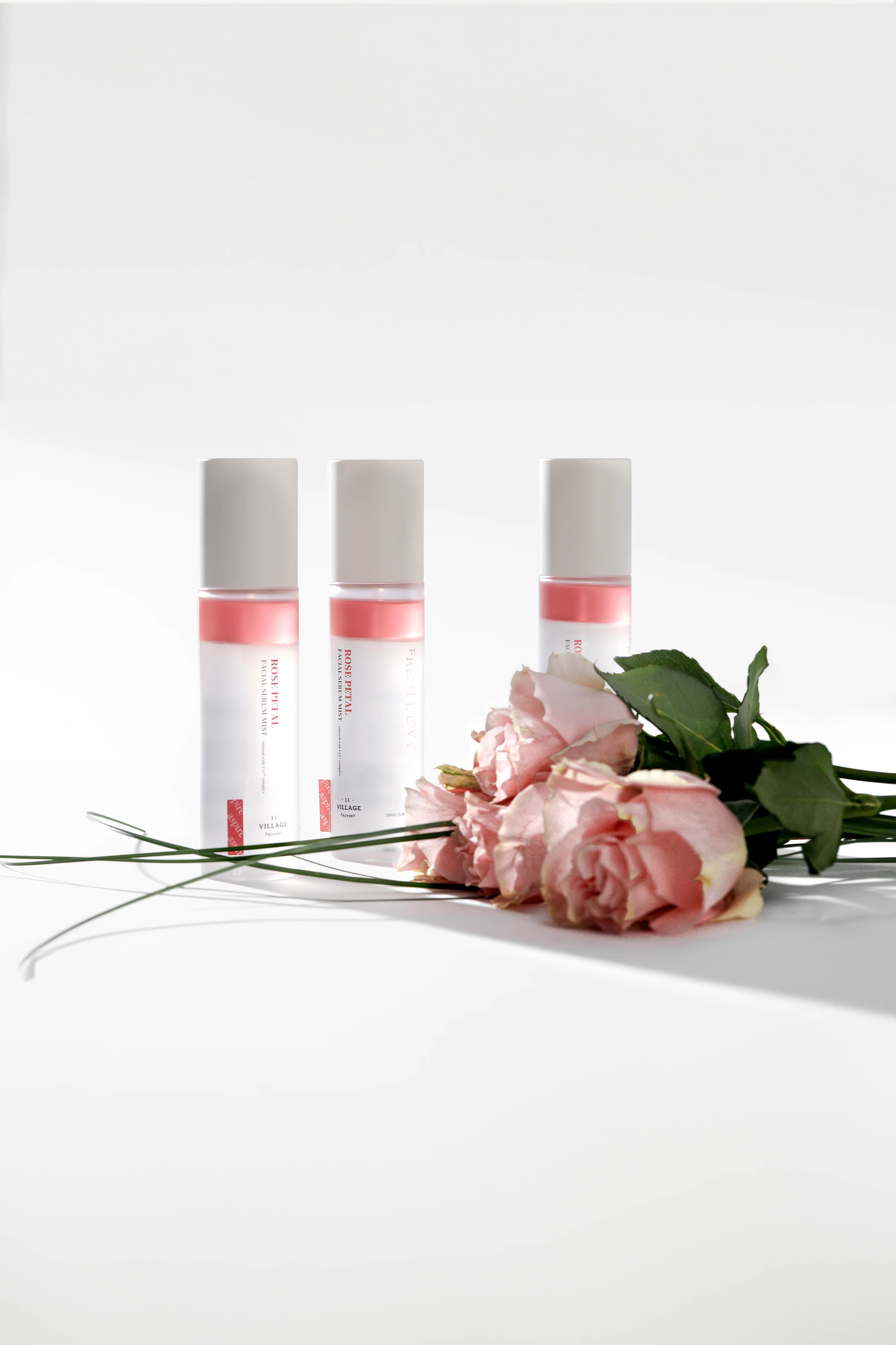 Village 11 Factory-Village 11 Factory Fresh Dewy Rose Petal Facial Serum Mist 100ml Anti Aging & Antioksidan Vegan Serum Mist-Yüz Serumu-4-milagron.live