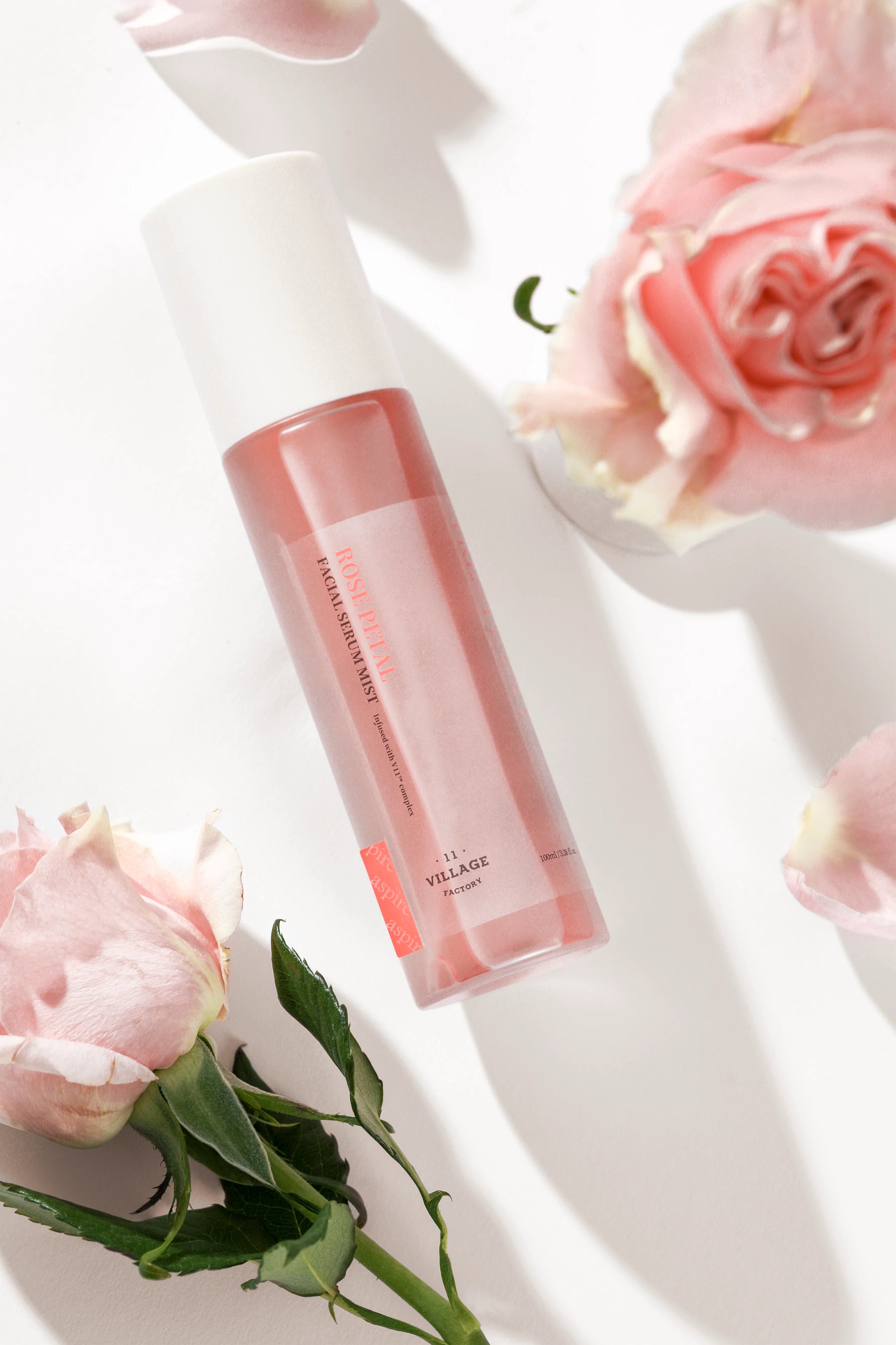 Village 11 Factory-Village 11 Factory Fresh Dewy Rose Petal Facial Serum Mist 100ml Anti Aging & Antioksidan Vegan Serum Mist-Yüz Serumu-6-milagron.live