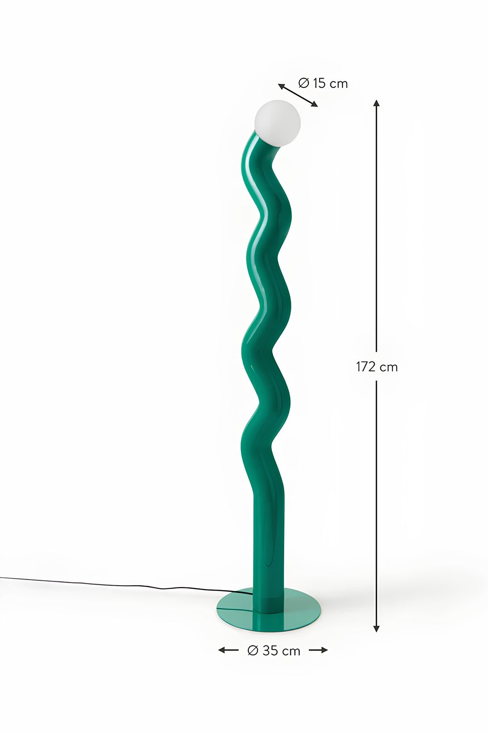 Modern Tasarım Renkli Pipet Lambader - 4