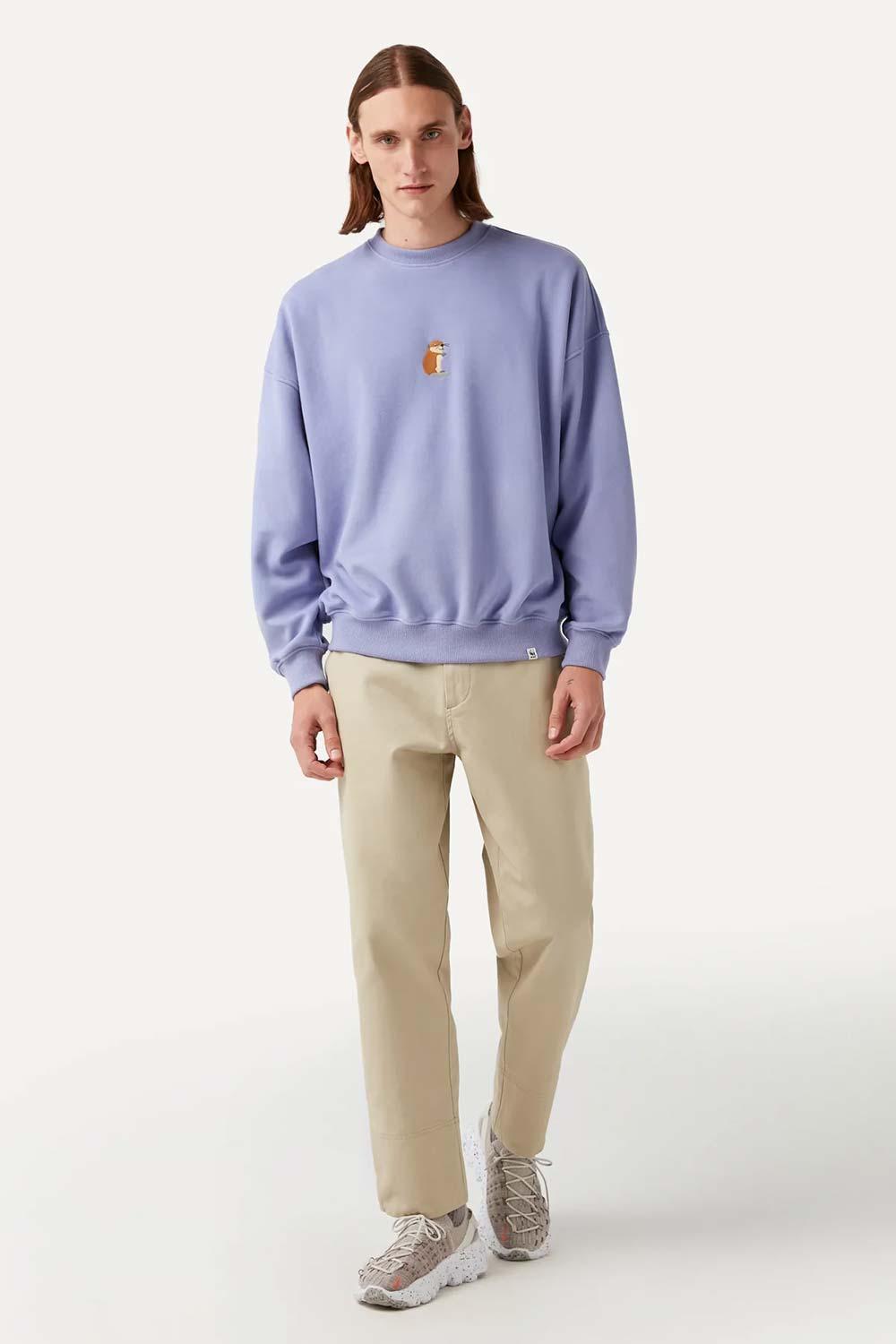 WWF Market-Beaver Kit Sweatshirt - Lilac-Sweatshirts & Hoodies-5-milagron.live