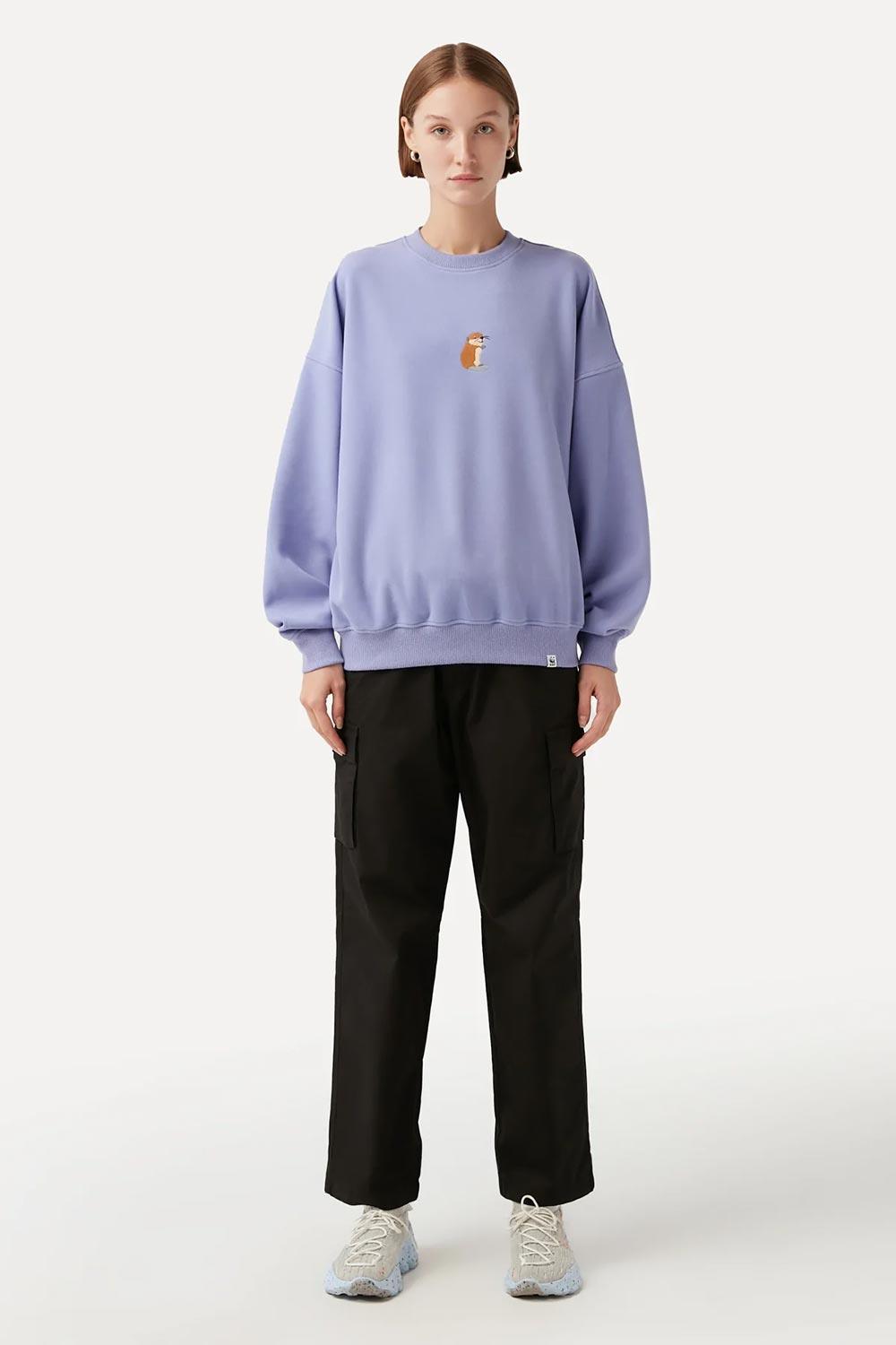 WWF Market-Beaver Kit Sweatshirt - Lilac-Sweatshirts & Hoodies-7-milagron.live