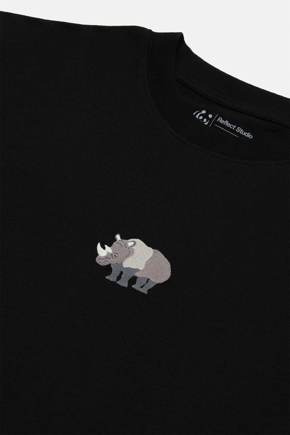 WWF Market-Gergedan Oversize T-shirt - Siyah-T-Shirts-2-milagron.live