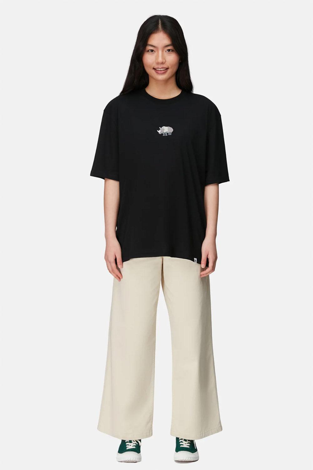 WWF Market-Gergedan Oversize T-shirt - Siyah-T-Shirts-3-milagron.live