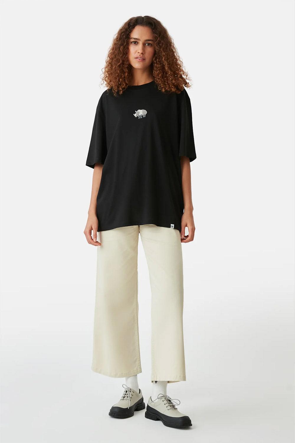 WWF Market-Gergedan Oversize T-shirt - Siyah-T-Shirts-9-milagron.live