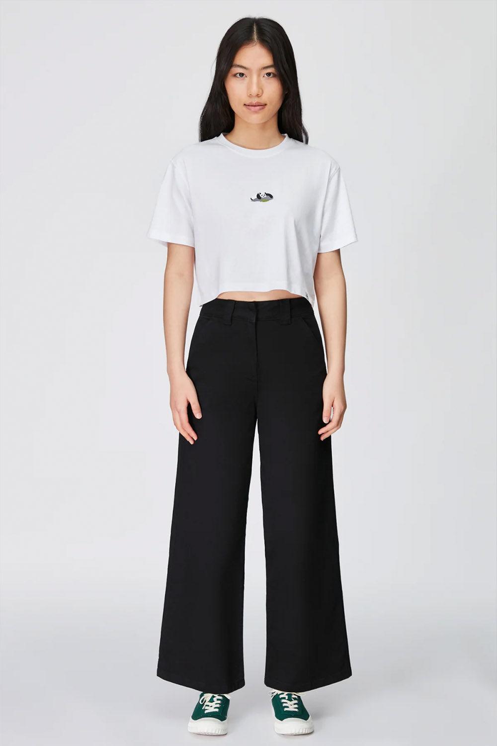 WWF Market-Giant Panda Crop T-shirt - Beyaz-T-Shirts-5-milagron.live