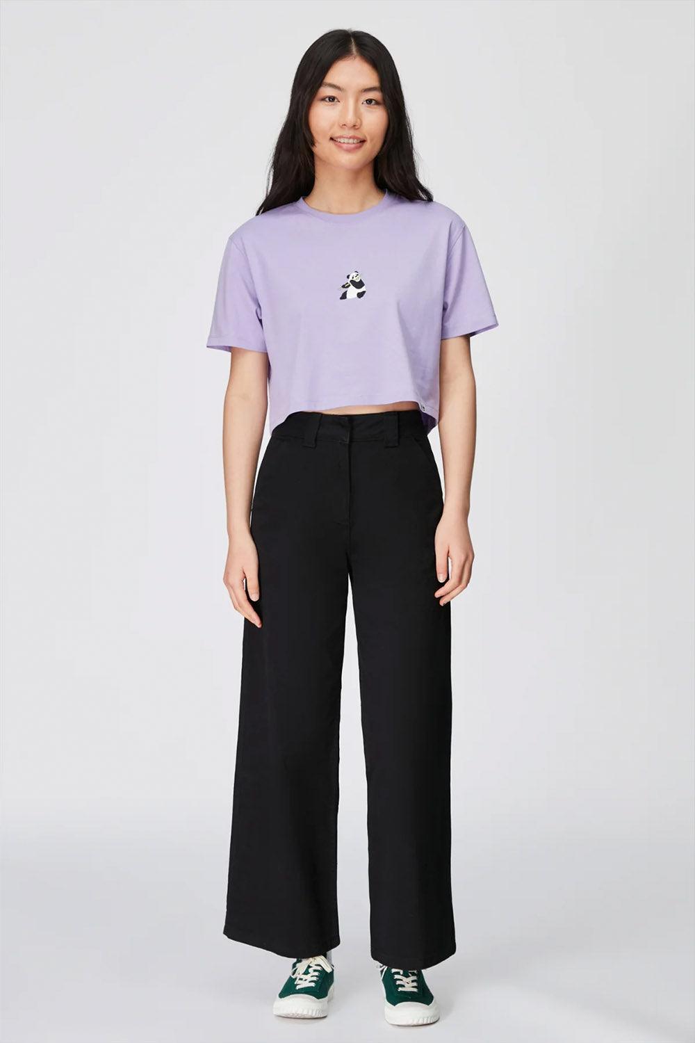 WWF Market-Giant Panda Crop T-shirt - Mor-T-Shirts-4-milagron.live