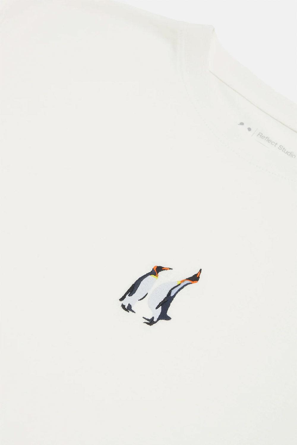 WWF Market-İmparator Penguen T-shirt - Ekru-T-Shirts-2-milagron.live