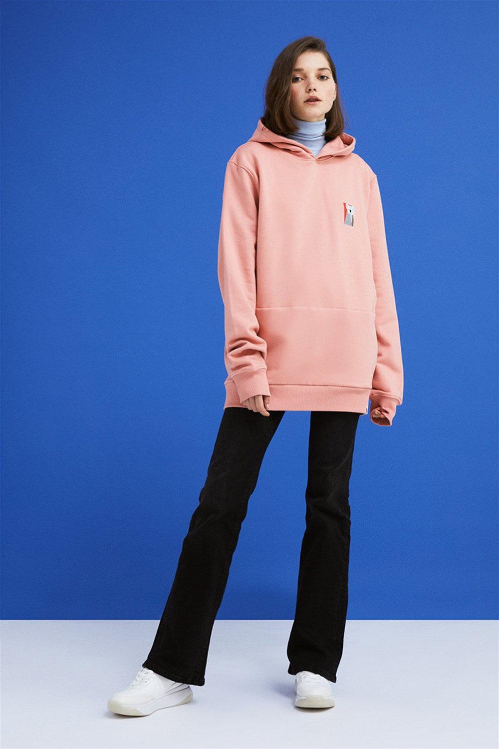 WWF Market-Koala Kanguru Hoodie - Pembe-Sweatshirts & Hoodies-2-milagron.live