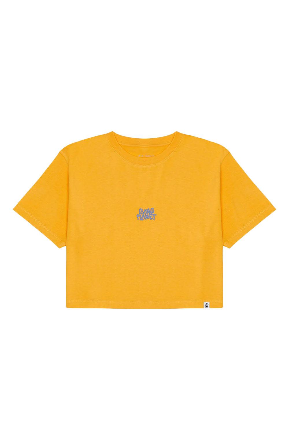 WWF Market-Living Planet Crop T-shirt - Turuncu-T-Shirts-1-milagron.live