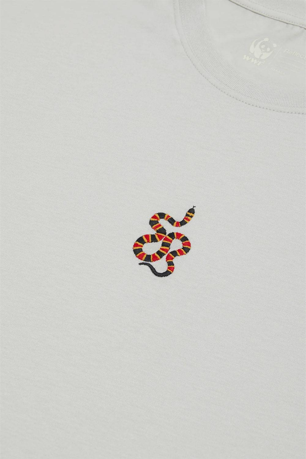 WWF Market-Mercan Yılanı Oversize T-shirt - Gri-T-Shirts-2-milagron.live