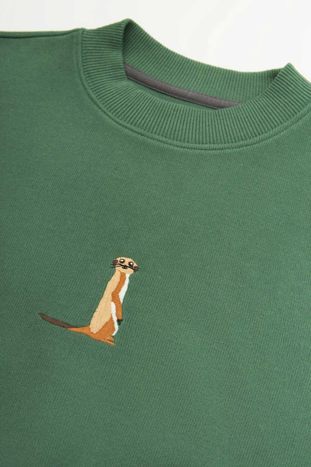 WWF Market-Mirket Crop Sweatshirt - Yeşil-Sweatshirts & Hoodies-3-milagron.live