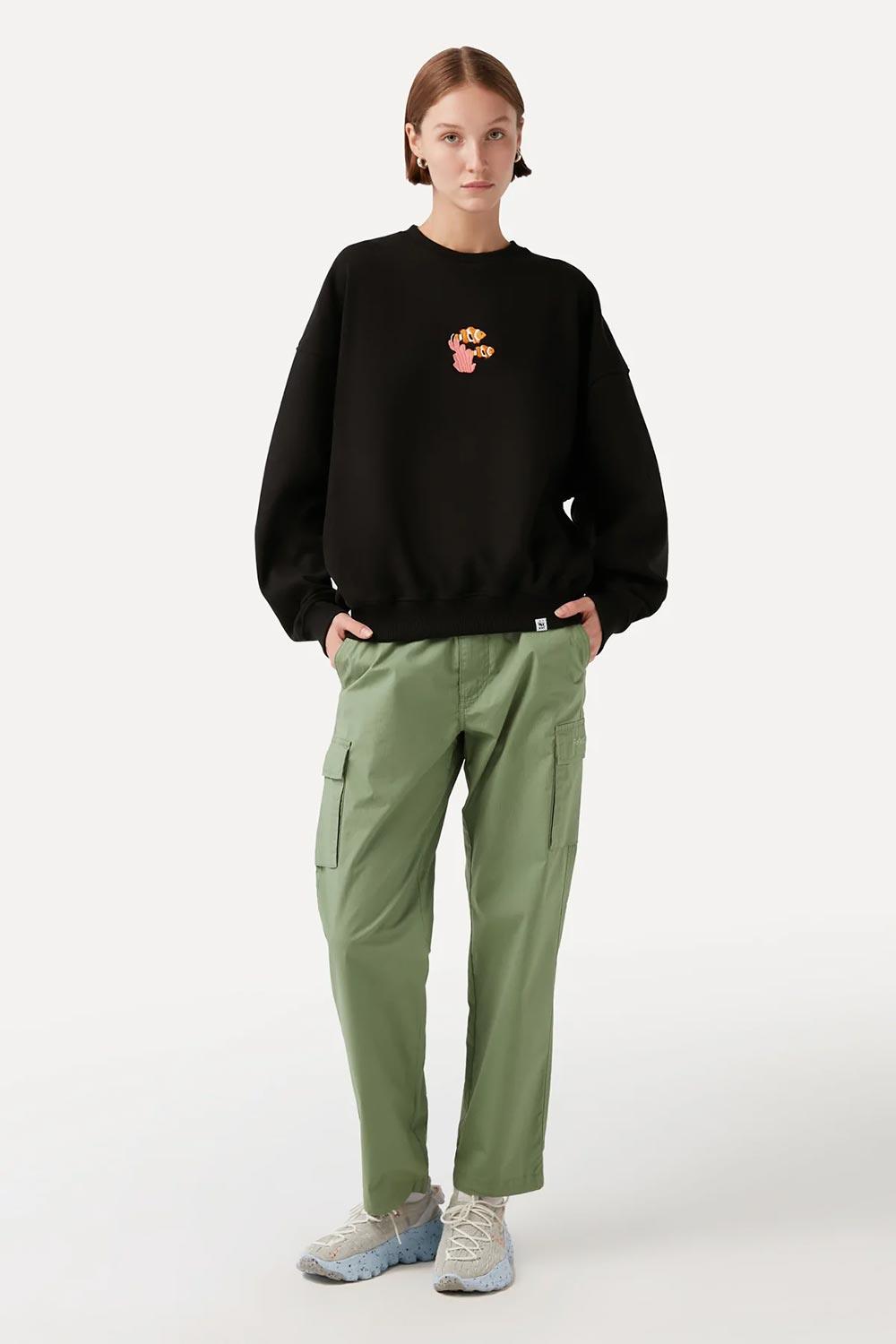 WWF Market-Palyaço Balığı Sweatshirt - Siyah-Sweatshirts & Hoodies-7-milagron.live