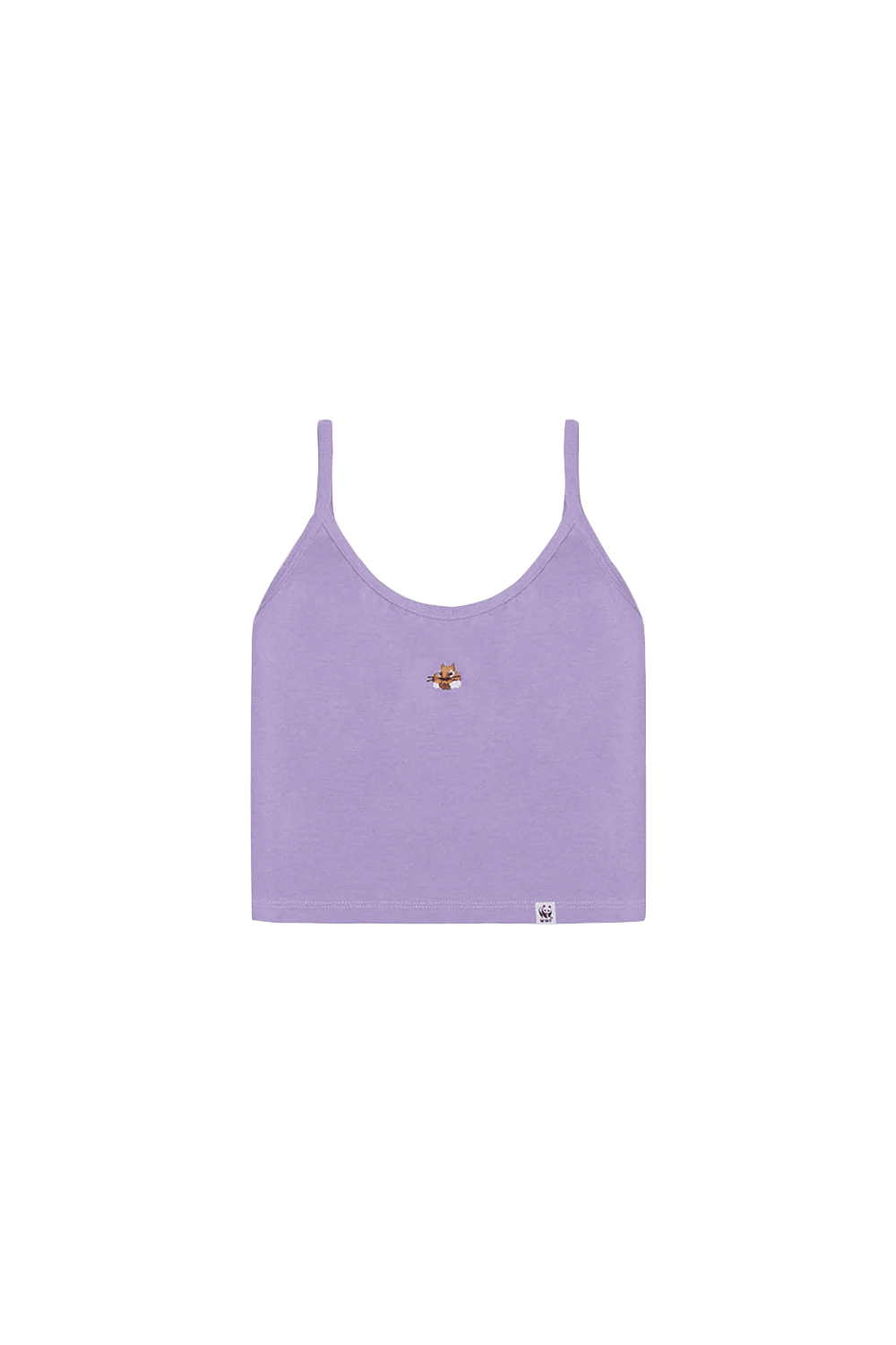 WWF Market-Yavru Sincap Crop Atlet - Mor-T-Shirts-4-milagron.live