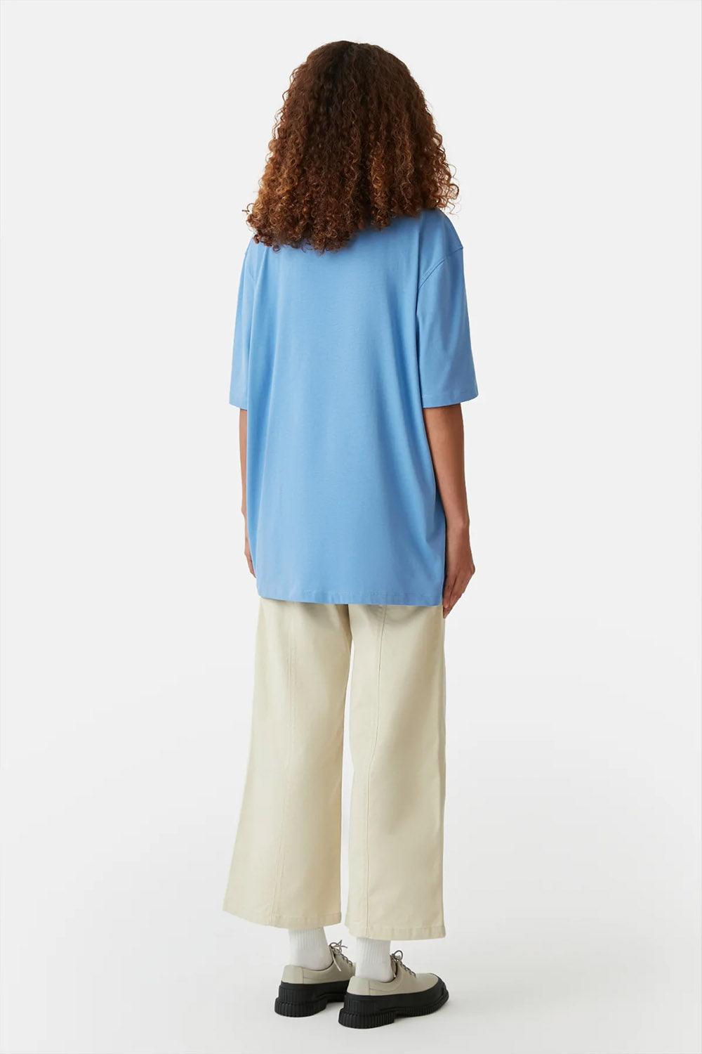 WWF Market-Yunus Oversize T-shirt - Mavi-T-Shirts-5-milagron.live