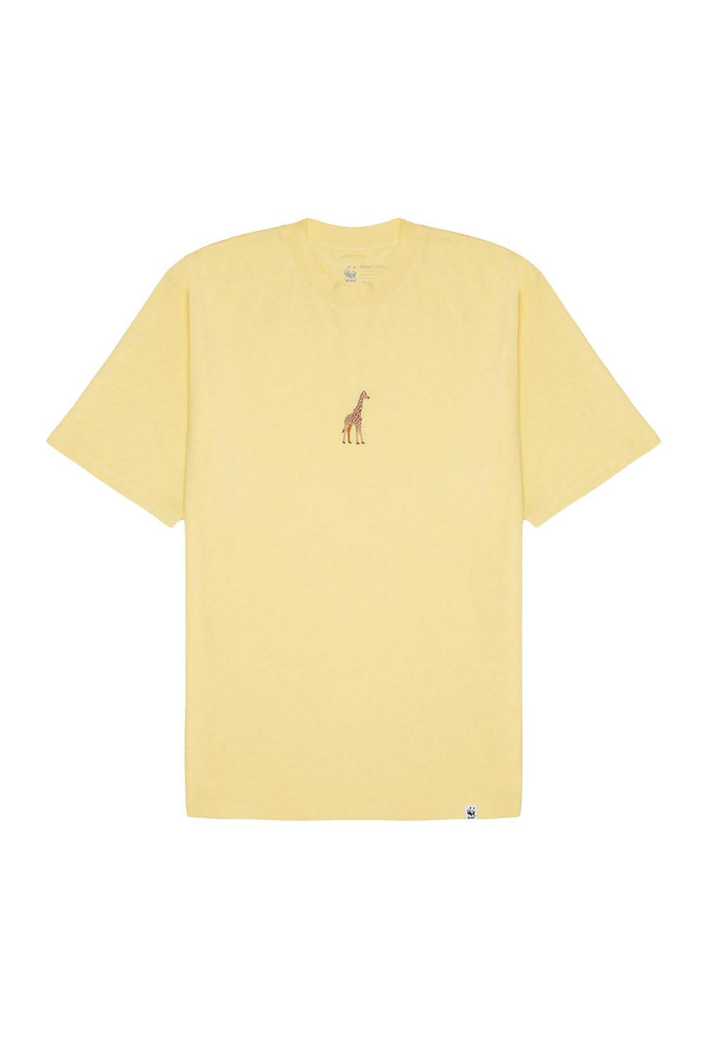 WWF Market-Zürafa Oversize T-shirt - Açık Sarı-T-Shirts-1-milagron.live