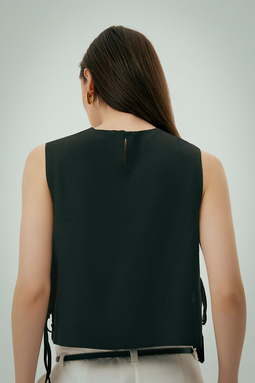 Wear Three Points-Luna Keten Top-Gömlek-5-milagron.live
