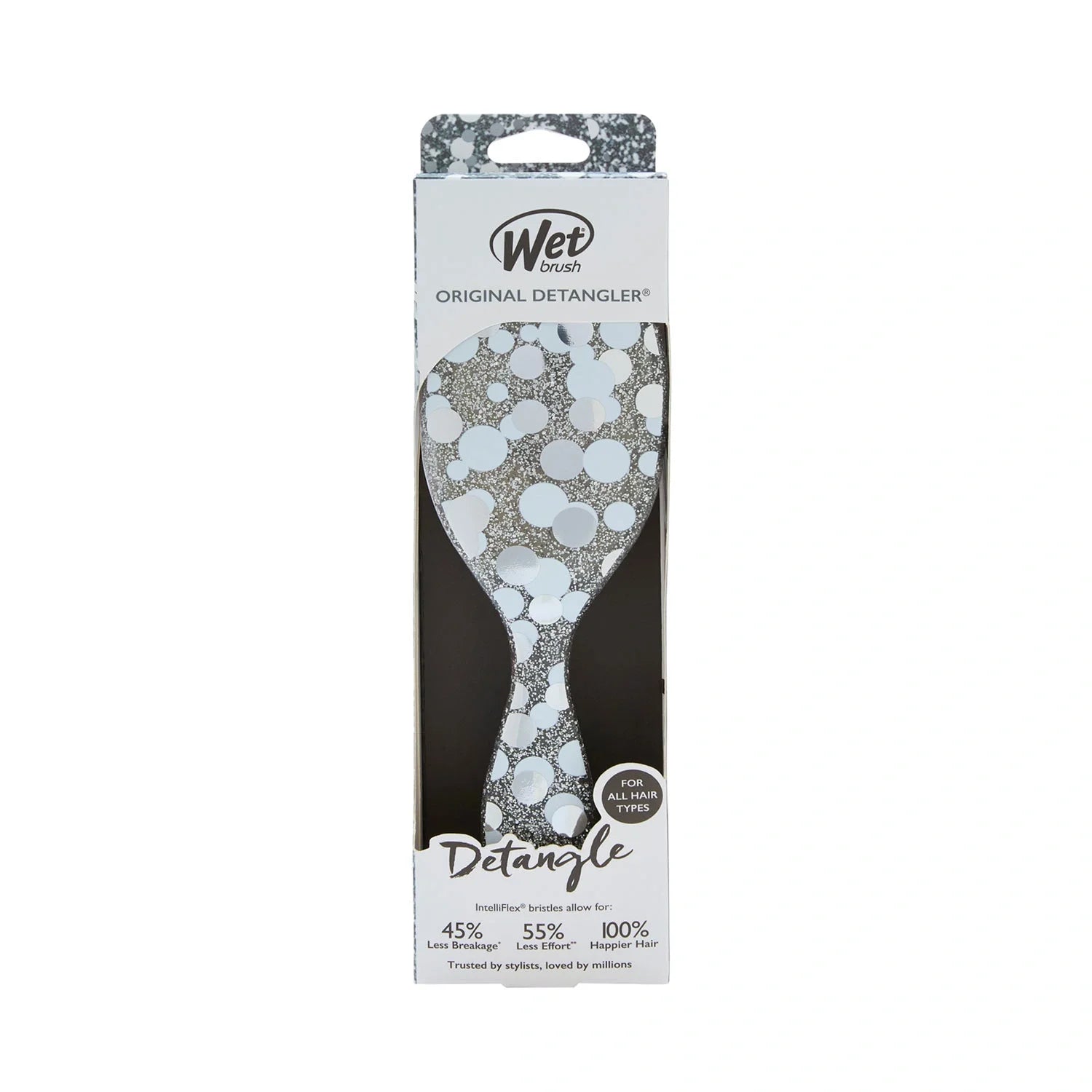 Wet Brush Groovy Disco Dolaşık Açıcı Saç Fırçası Gri