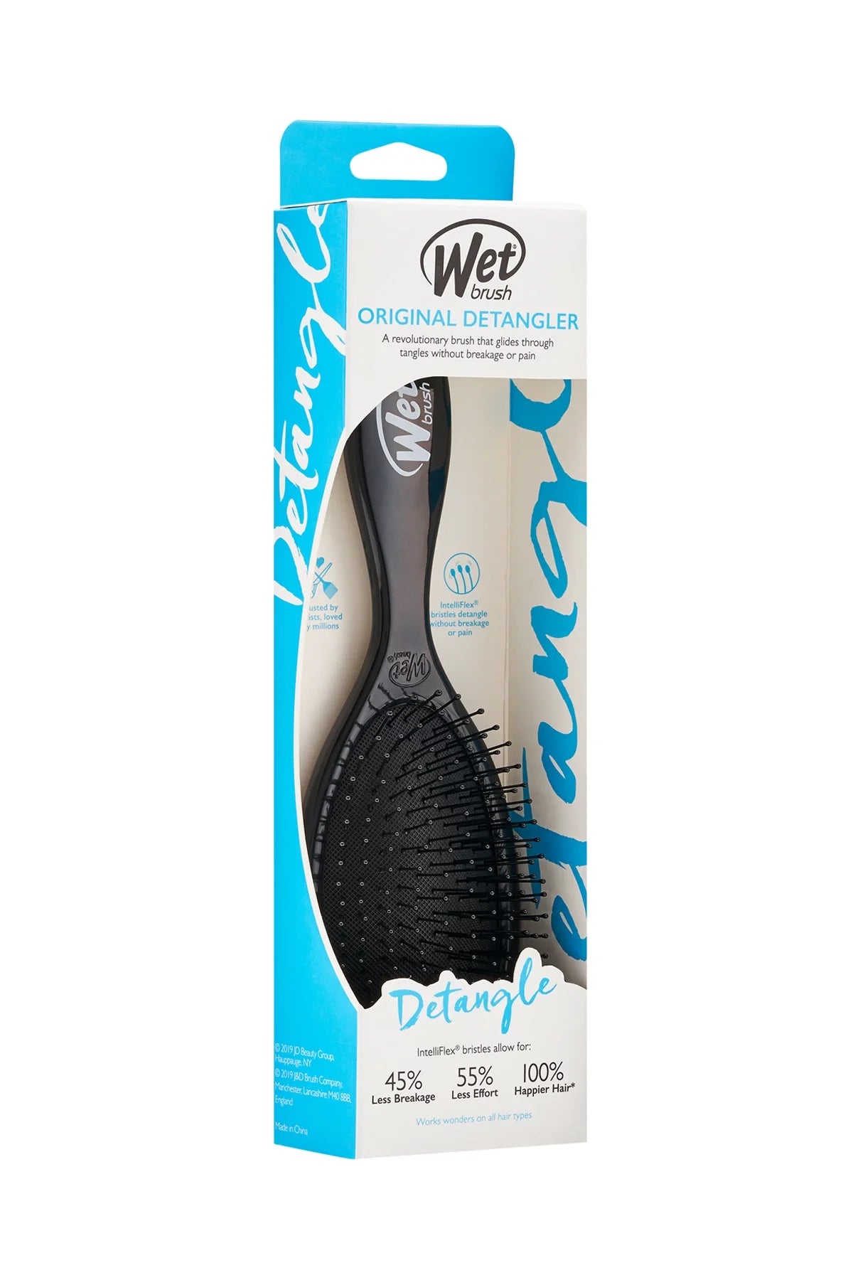 Wet Brush Original Detangler Dolaşık Açıcı Saç Fırçası Siyah