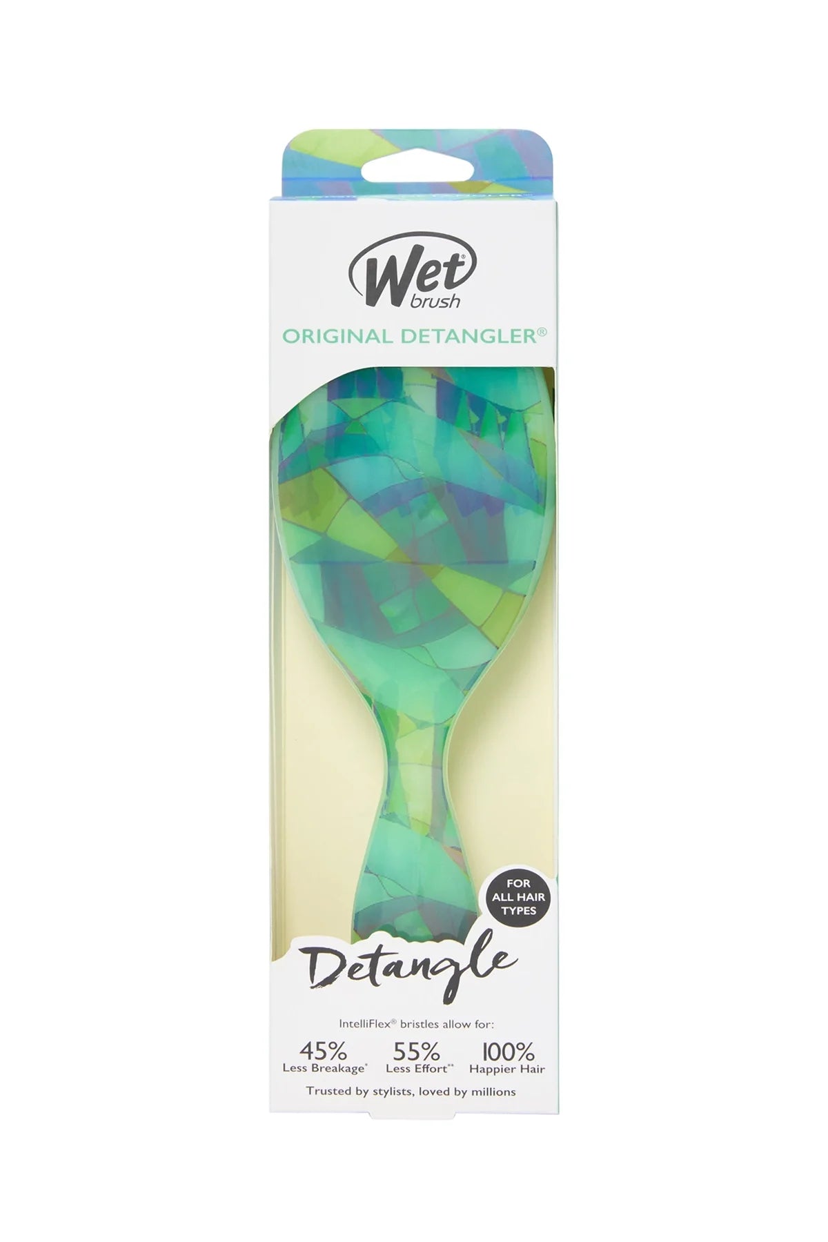 Wet Brush Serene Daydream Dolaşık Açıcı Saç Fırçası Yeşil