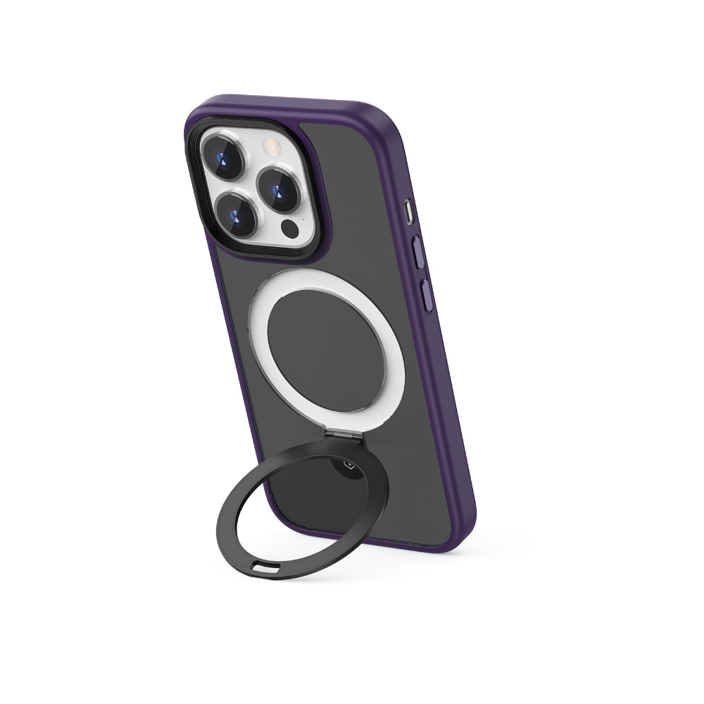 Zmm-010 Magsafe Uyumlu Mat Standlı Iphone 15 Pro Max Kılıf