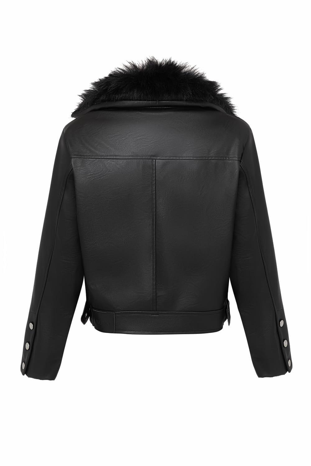 Wown-Dora Leather Jacket-Deri Mont-3-milagron.live