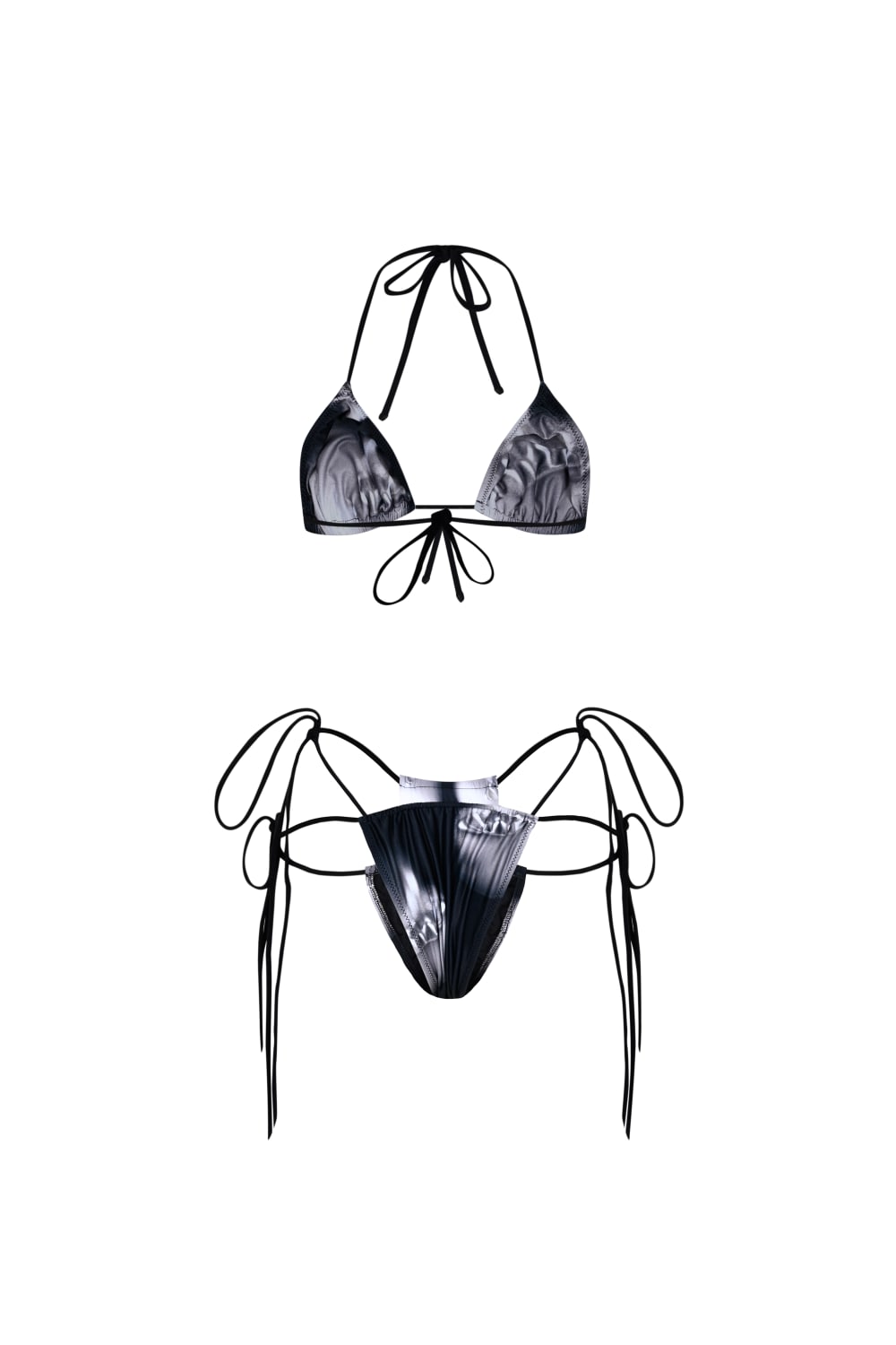 Wuen İstanbul-Wuen Black Silver Bikini Set-Bikini & Mayo-2-milagron.live