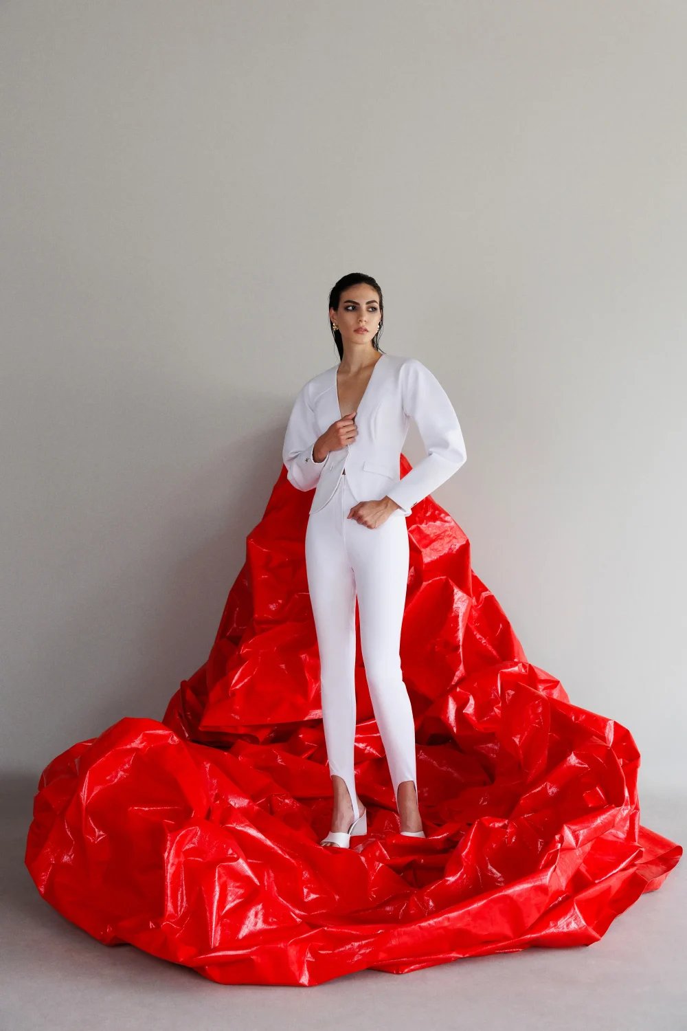 Yelda Alatekin-Pegasus White Jacket-Ceket-2-milagron.live