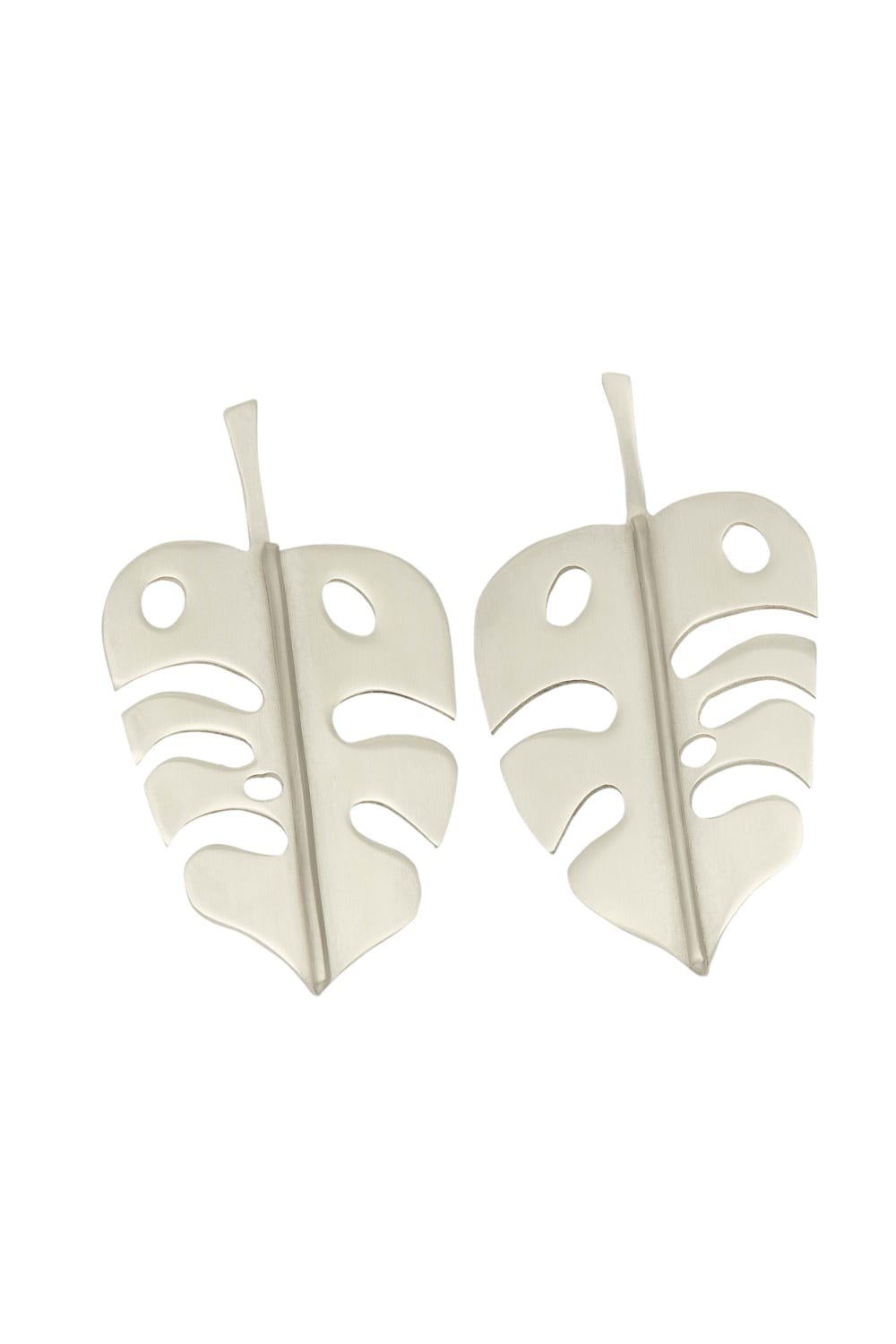 Zeworks-Monstera Küpe – Gümüş-Küpe-1-milagron.live