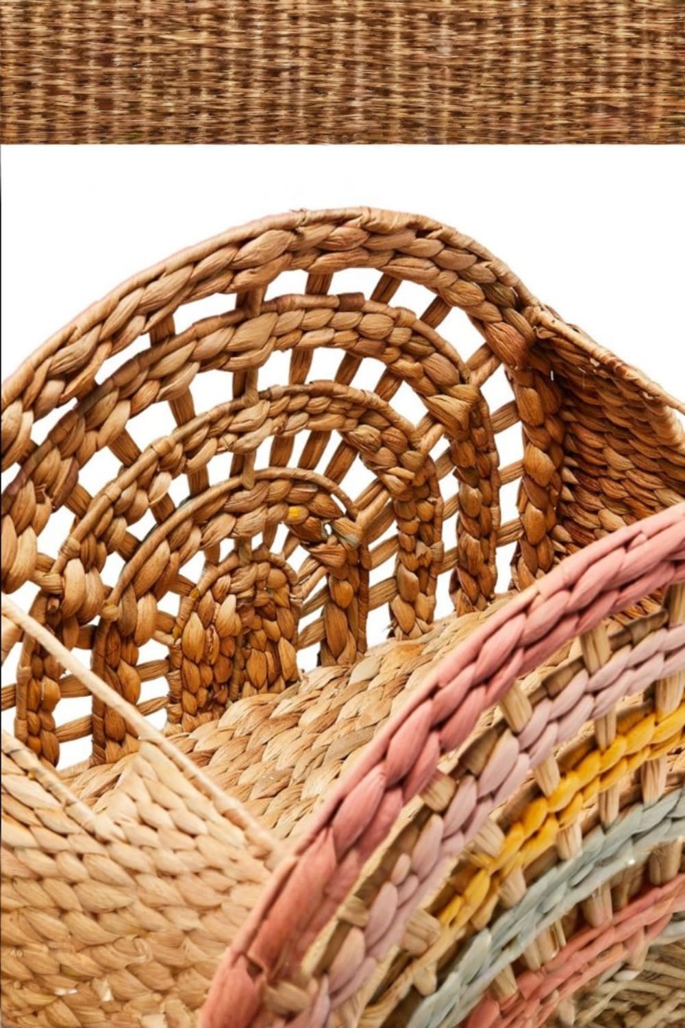 Zoa Collection-Gökkuşağı Rattan Sepet-Sepet-4-milagron.live