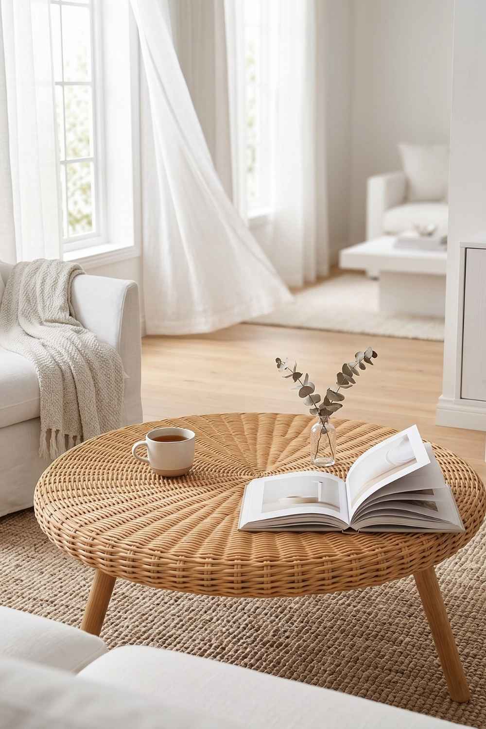 Premium Rattan Orta Sehpa - 7