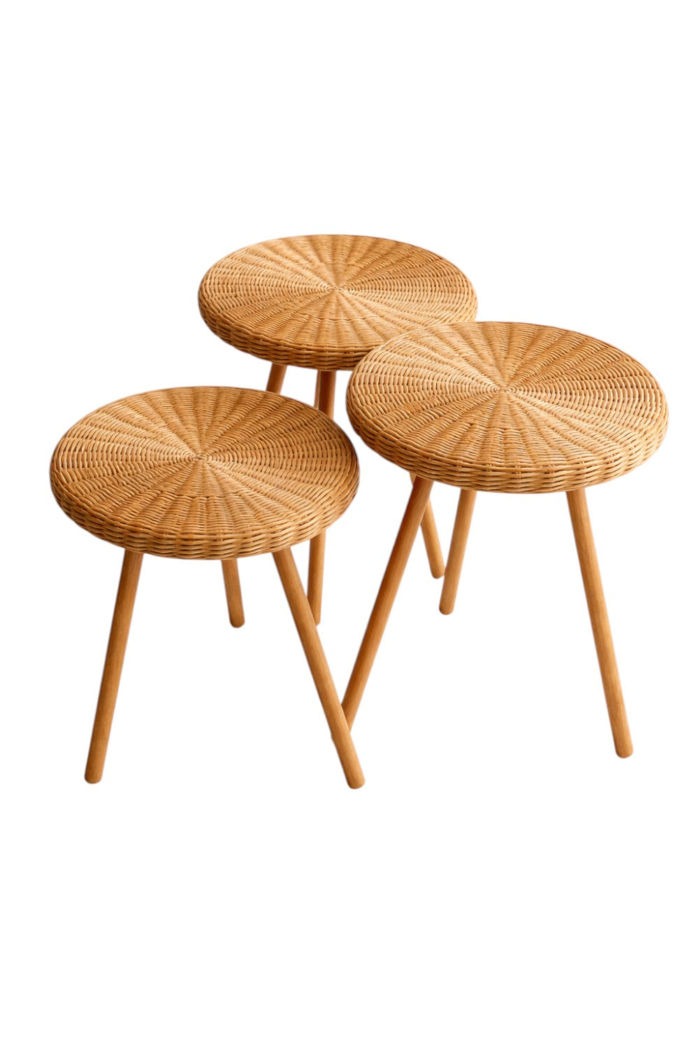 Premium Rattan 3'lü Sehpa Seti - 0