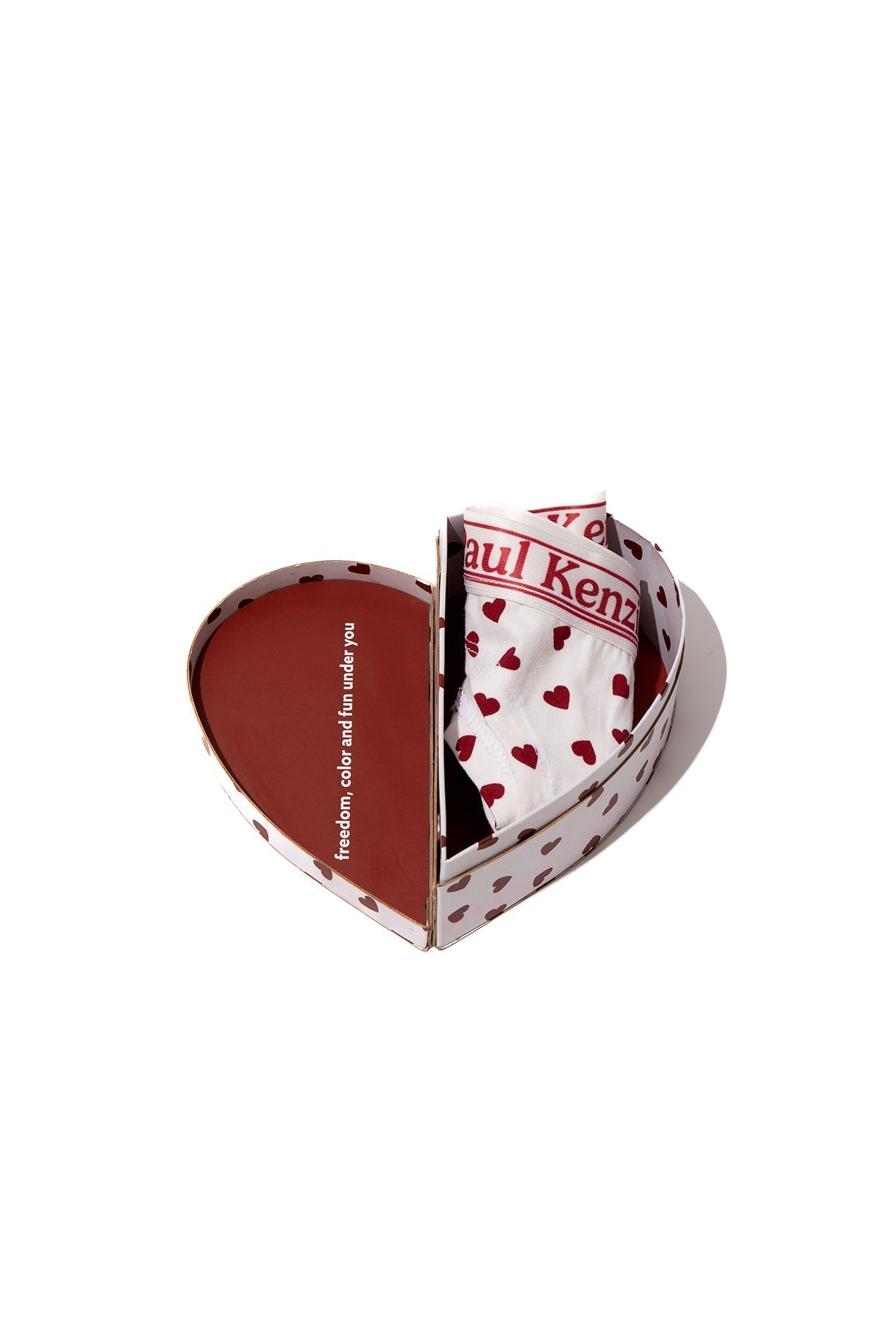 Valentine Collection Kadın Slip Külot Burgundy Hearts - 1