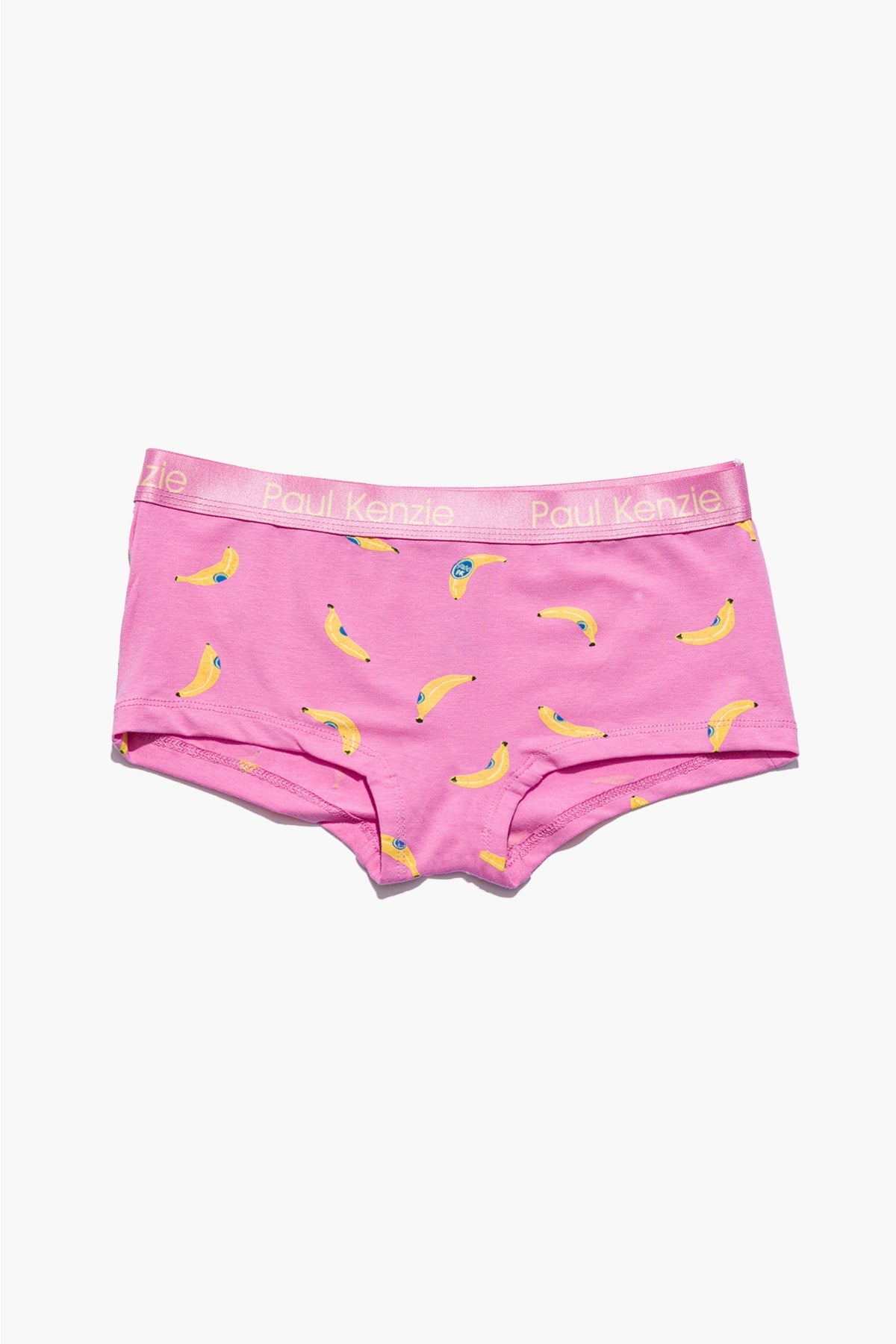 Desenli Kadın Boyshort Külot, Bananas - 0