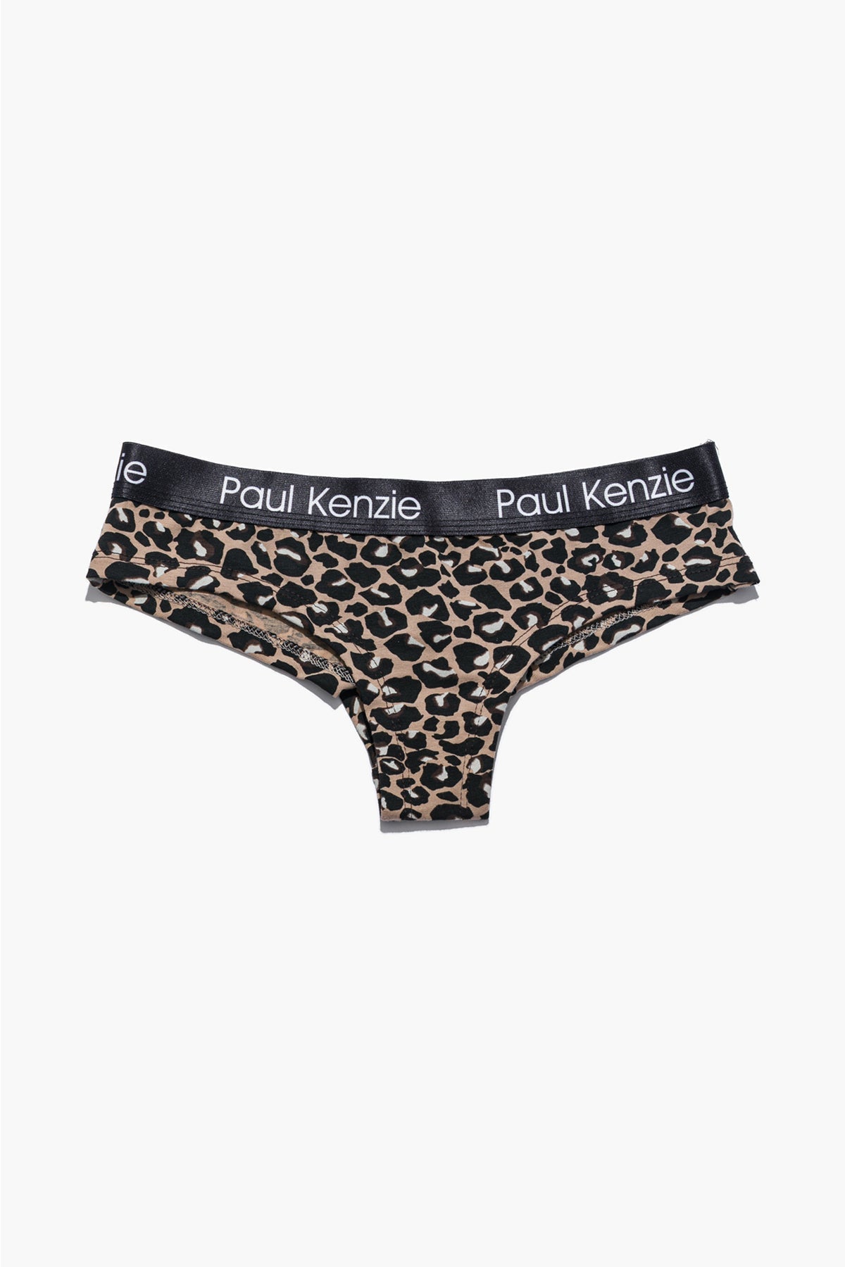 Desenli Kadın Cheeky Külot, Leopard - 0