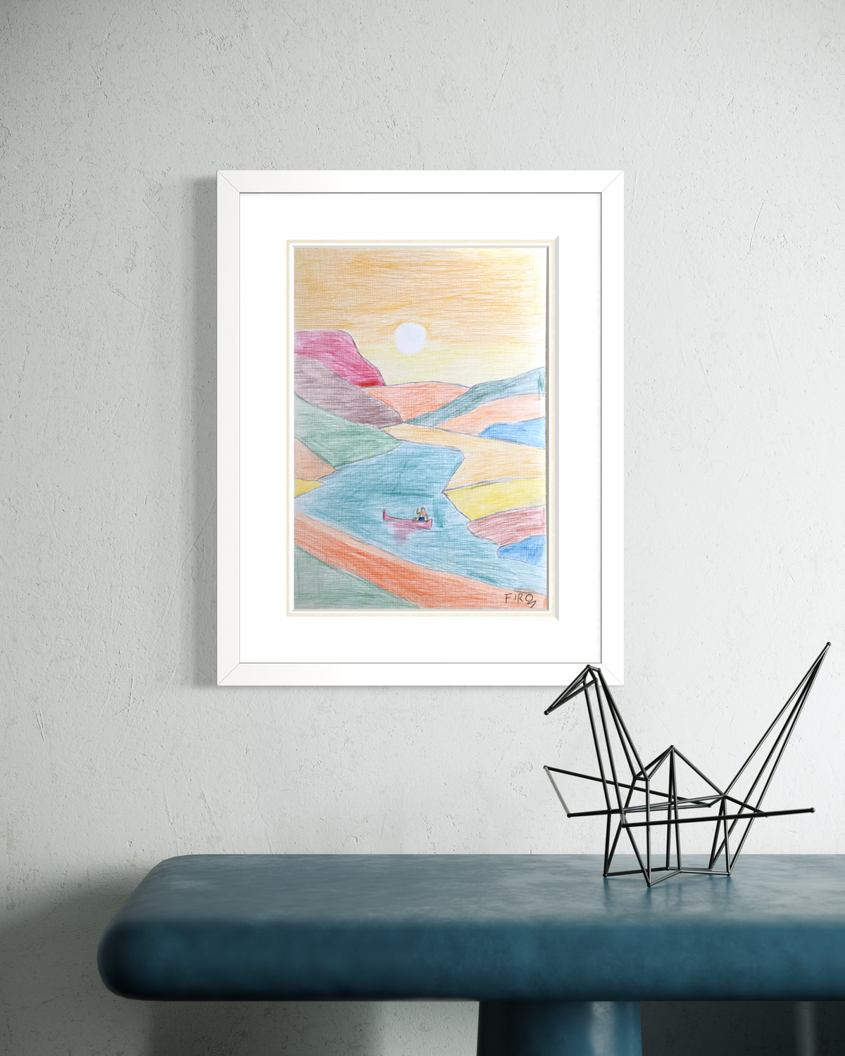 Quiet Drift Resim | 25X35 Cm