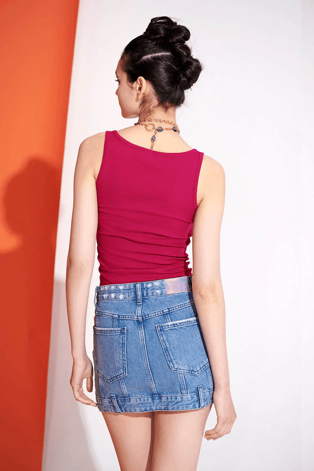 Certain-Ivy Skirt Blue Wash-Etek-2-milagron.live