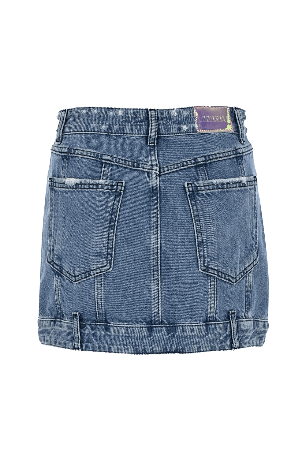 Certain-Ivy Skirt Blue Wash-Etek-5-milagron.live