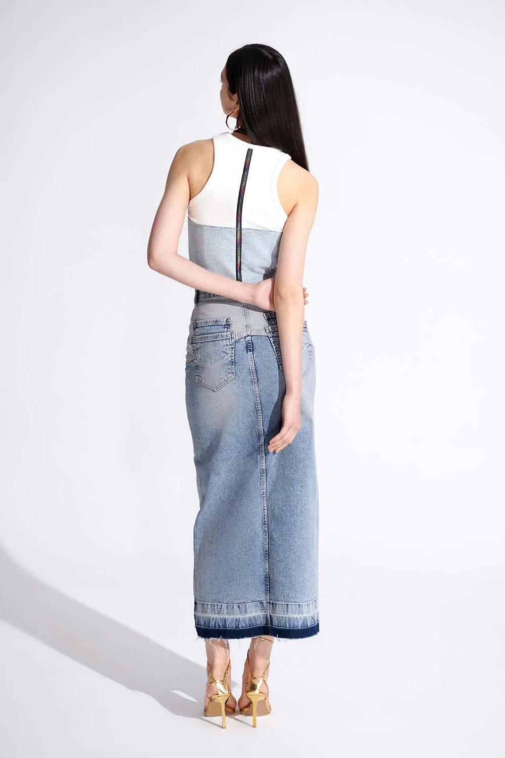 Certain-Laguna Skirt Blue Wash-Etek-2-milagron.live