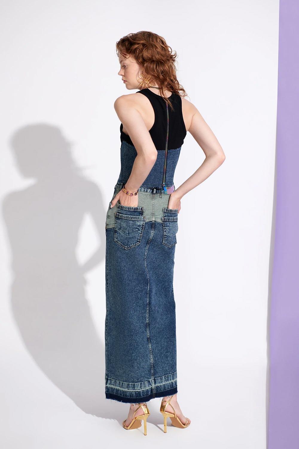 Certain-Laguna Skirt Navy Wash-Etek-2-milagron.live