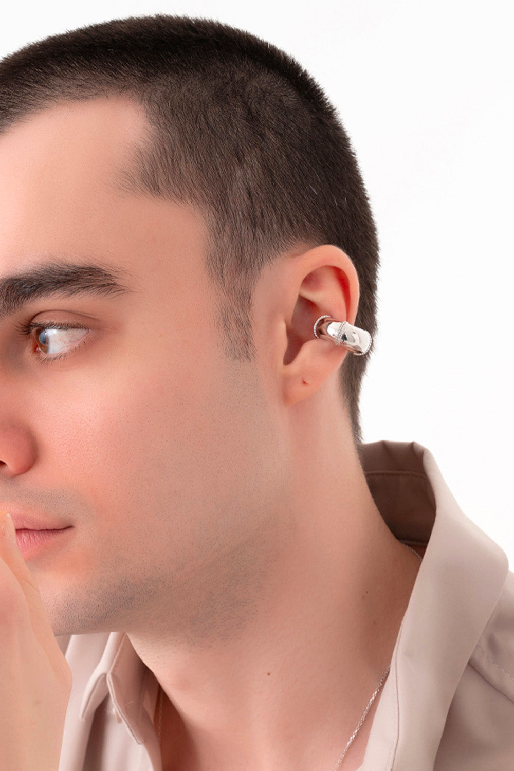 Gal İstanbul-Roma Earcuff Silver-Küpe-3-milagron.live