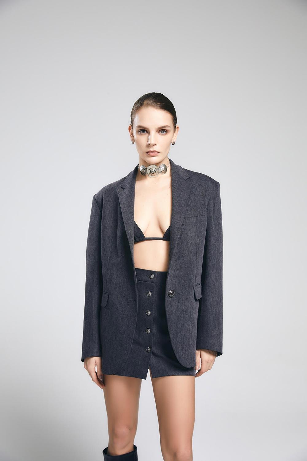Iquoniq-Masterpieces Oversize Blazer-Ceket-3-milagron.live