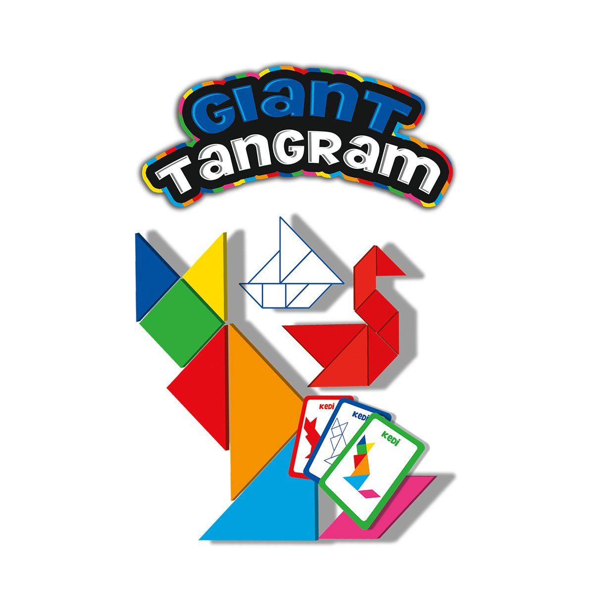 KS Puzzle-Giant Tangram-Oyun Setleri-2-milagron.live
