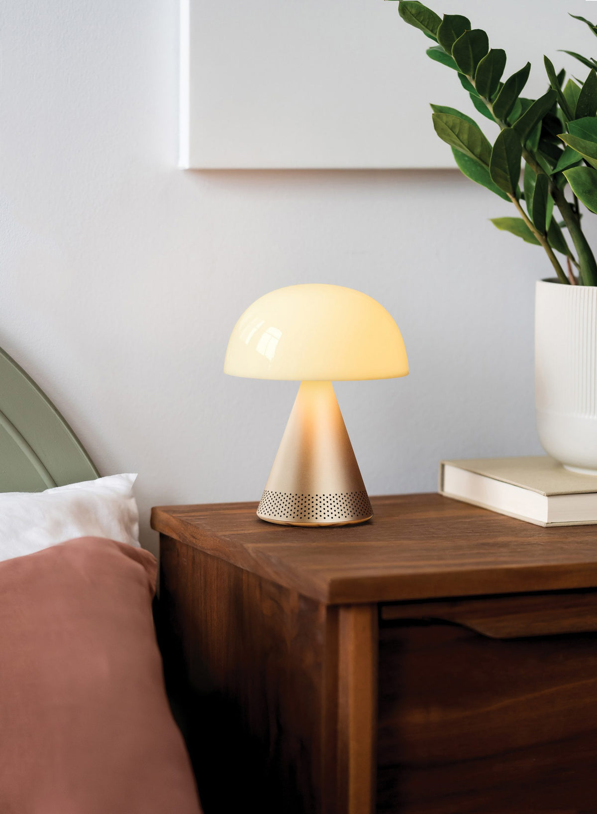 Lexon-Mina L Led Lamba Ve Bluetooth Hoparlör Dore-Led Lamba-4-milagron.live