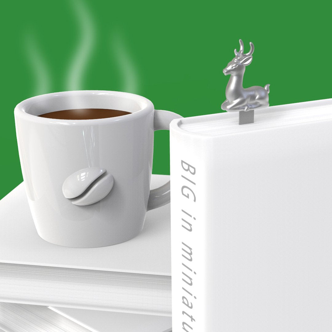 Metalmorphose-Geyik Kitap Ayracı Gümüş-Kitap Ayracı-5-milagron.live