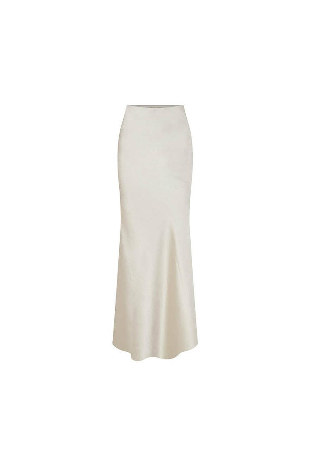 Mozto-SORUNLU - Larissa Maxi Satin Skirt-Etek-5-milagron.live